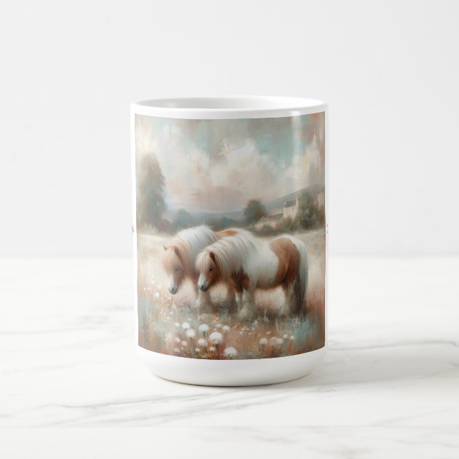 "Shetland Pony" (No 4 of a set) Coffee Mug (Center)