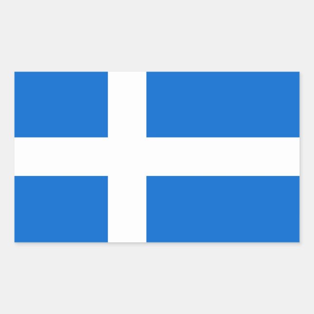 shetland region ethnic flag scotland british sticker (Front)