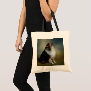 Shetland Sheep Dog Tote Bag