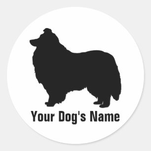 Shetland Sheepdog シェットランド・シープドッグ Classic Round Sticker
