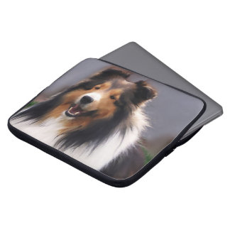 Shetland Sheepdog Art Laptop Sleeve