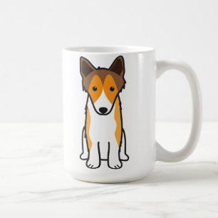 Shetland Sheepdog Dog Cartoon Coffee Mug