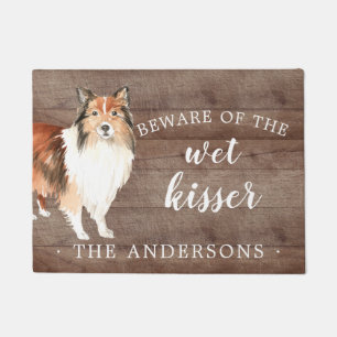 Shetland Sheepdog Dog Personalized Door Mat
