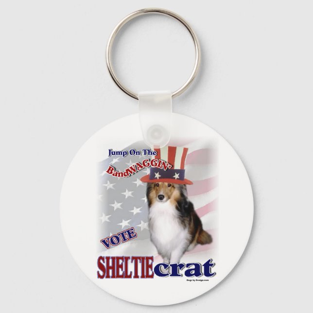 SHETLAND SHEEPDOG Gifts Keychain (Front)