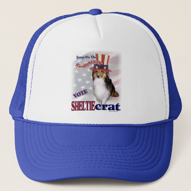 SHETLAND SHEEPDOG Gifts Trucker Hat (Front)