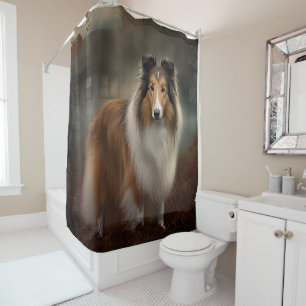 Shetland Sheepdog Halloween Scary