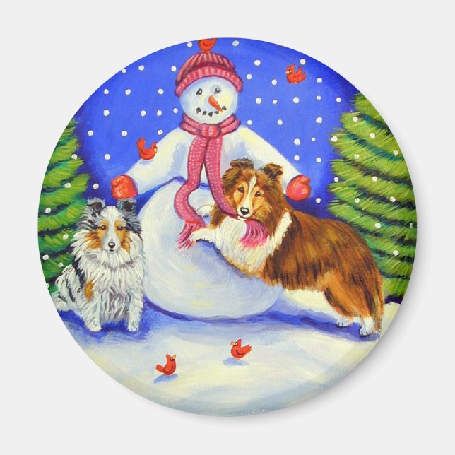 Shetland Sheepdog Magnet (Front)