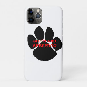 Shetland Sheepdog Name Paw iPhone 11 Pro Case