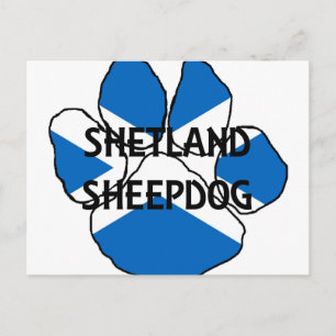 shetland sheepdog name Scotland flag paw.png Postcard