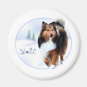 Shetland Sheepdog Noel - Magnet