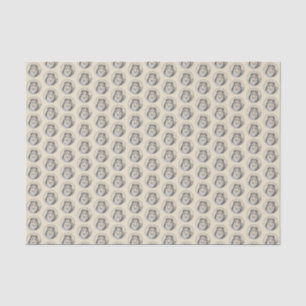 Shetland Sheepdog Painting - Cute Original Dog Art Tissue Paper