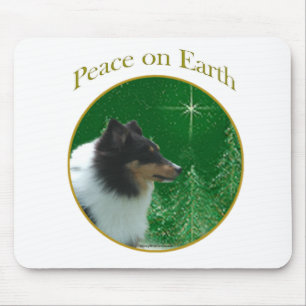 Shetland Sheepdog Peace Mouse Pad