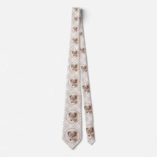 Shetland Sheepdog Puppy Painting Original Dog Art Tie