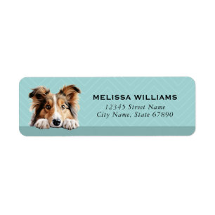 Shetland Sheepdog Return Address Labels