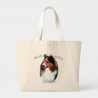 Shetland Sheepdog (sable) Mom 2 Large Tote Bag