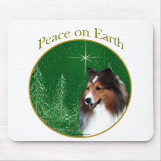 Shetland Sheepdog (sable) Peace Mouse Pad