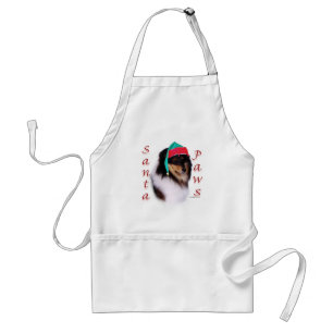 Shetland Sheepdog Santa Paws Standard Apron