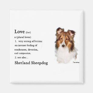 Shetland Sheepdog Sheltie Art Gifts Magnet