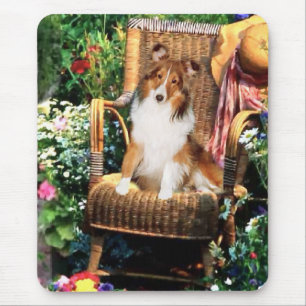 Shetland Sheepdog Sheltie Art Gifts Mouse Pad