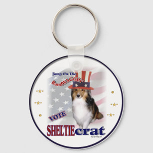 Shetland Sheepdog Sheltie Gifts Keychain