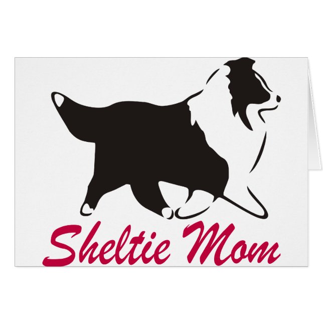 Shetland Sheepdog Sheltie Mom (Front Horizontal)