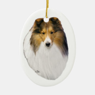 Shetland Sheepdog (Sheltie) sable ornament