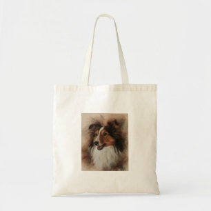 Shetland Sheepdog Sheltie smiling Tote Bag