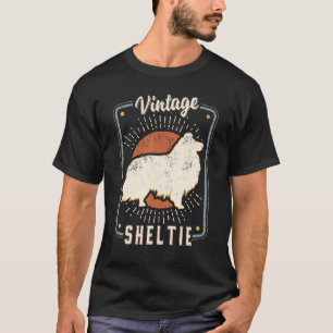 Shetland Sheepdog Sheltie Vintage Retro Classic Do T-Shirt