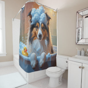 Shetland Sheepdog Sloppy Sleepy Cute Funny