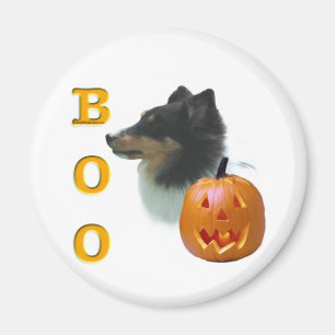 Shetland Sheepdog (tri colour) Boo Magnet