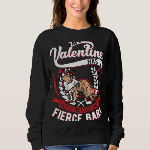 Shetland Sheepdog Valentine's Day Sheltie Shetland Sweatshirt