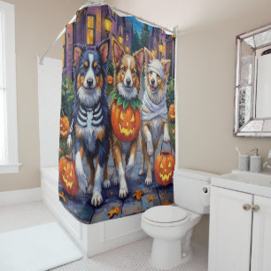 Shetland Sheepdogs in Halloween Costumes
