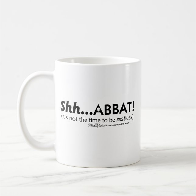Shh...abbat! Coffee Mug (Left)