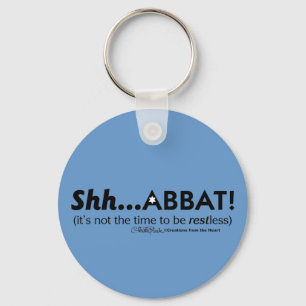 Shh...abbat! Keychain
