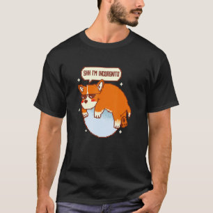 Shh I'm Incorgnito Corgi Dog Incognito Pet Pun T-Shirt