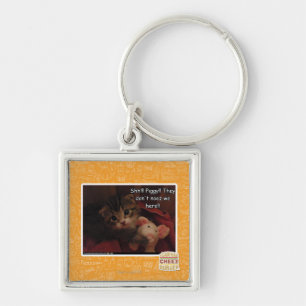 Shh!!! Piggy!! Keychain