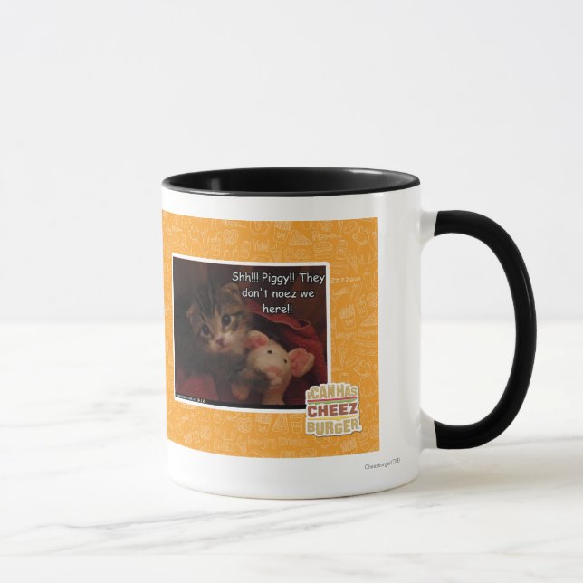 Shh!!! Piggy!! Mug (Right)