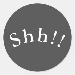 Shh! Sticker