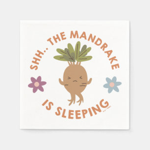 Shh.. The Mandrake Is Sleeping Napkin