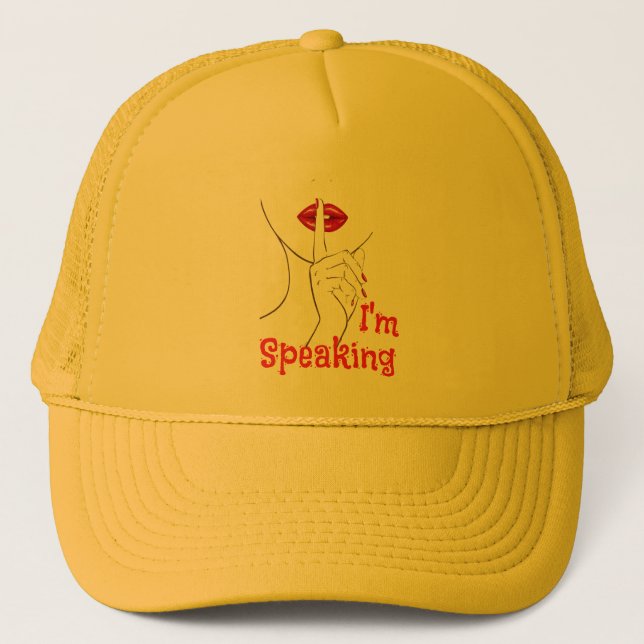 Shh Trucker Hat (Front)
