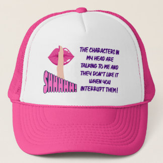 Shhh! Characters Talking - Funny Writer Hat