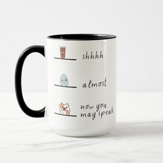 Shhh! I'm not awake yet mug (Left)