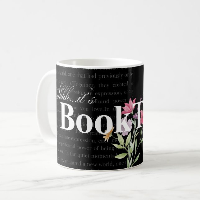 Shhh...it's Book Time Mug (Front Left)
