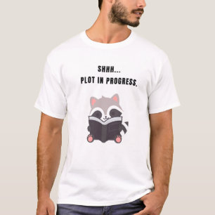 Shhh...  plot in progress. Funny Cat T-Shirt