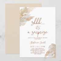 Shhh Surprise Pampas Grass Shower