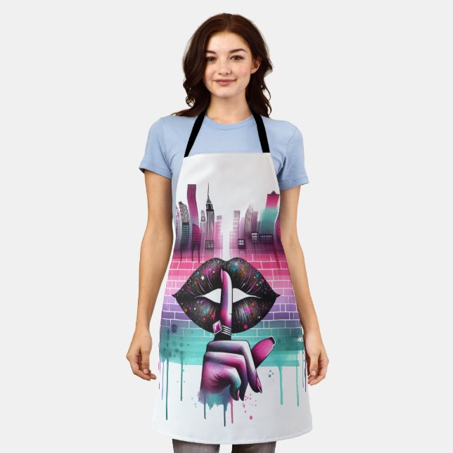 Shhh... The City Speaks Apron (Worn)