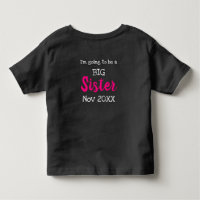 shhhh I have a secret, big sister customizable
