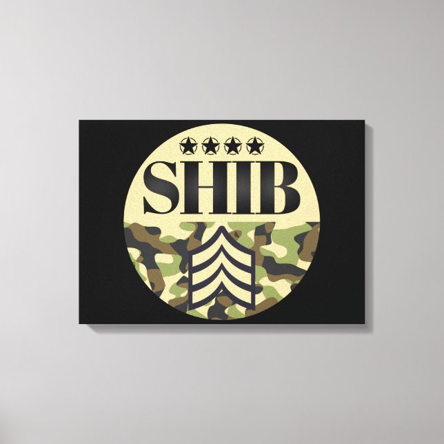 Shib Army General Wall Art (Front)