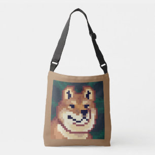 Shiba bag pixel art