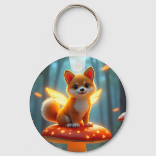 Shiba fairy adventure keychain